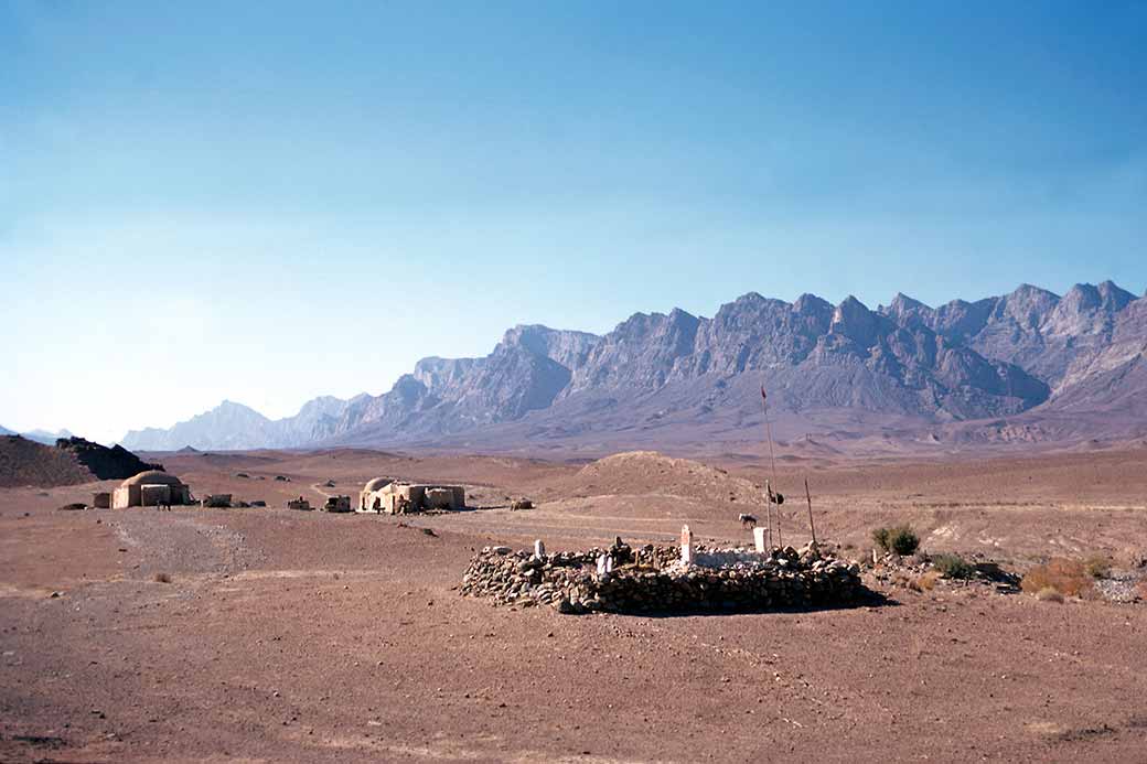 A small cemetery