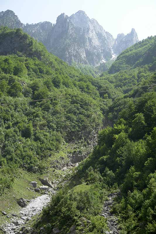 Along the Valbona river