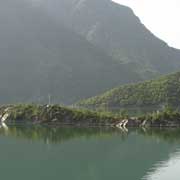 Island in Lake Koman