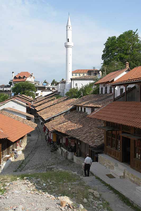 Bazaar and mosque