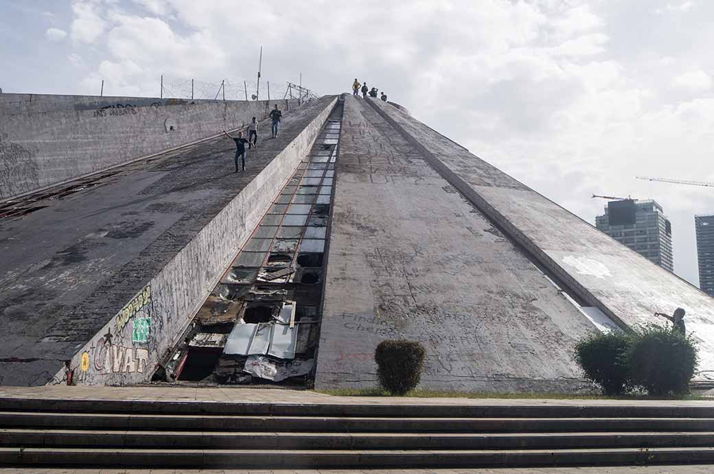 On the Pyramid, Tirana