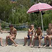 Boys on the beach