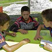 Boys playing