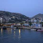 Seafront at dusk