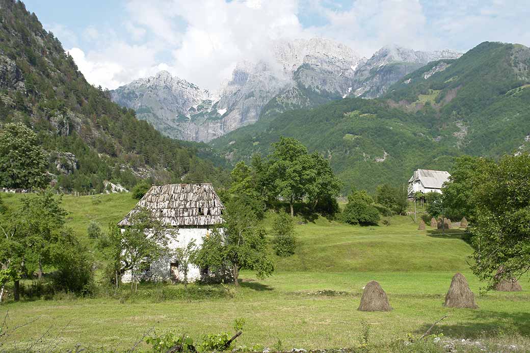 Fields and farmhouses