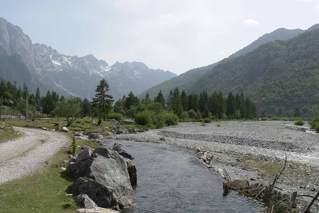 The Valbona river