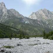 Valbona river valley