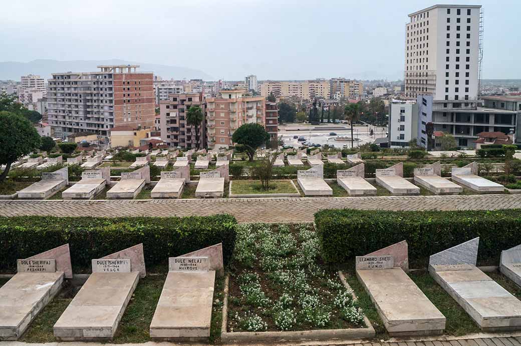 Martyrs cemetery graves