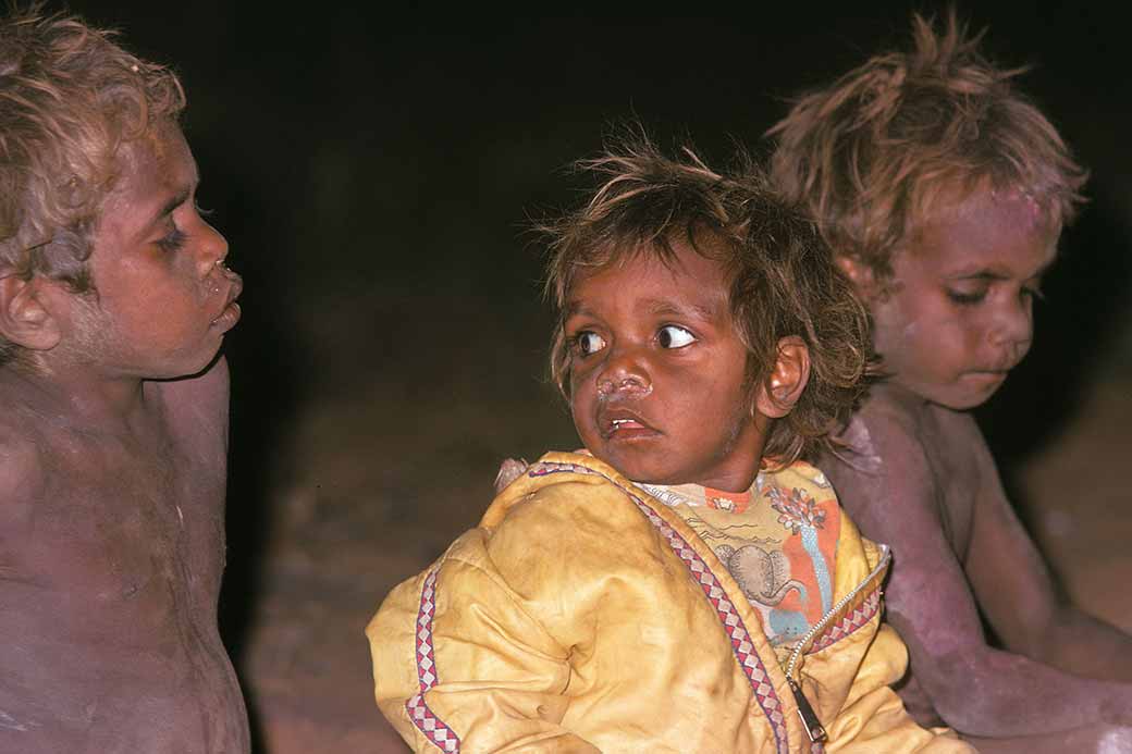 Three Warlpiri boys