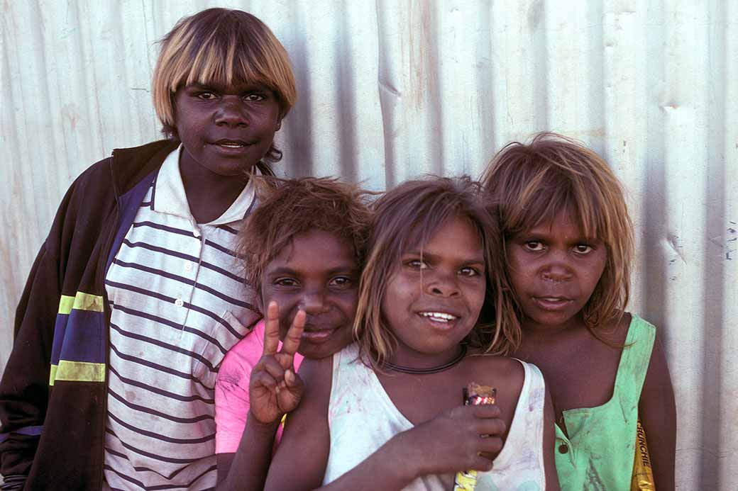 Four Arrarnta girls