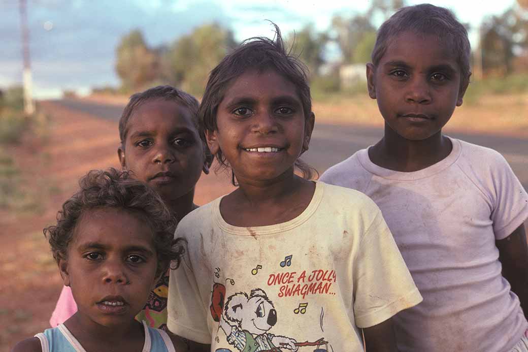 Four girls from Ntaria