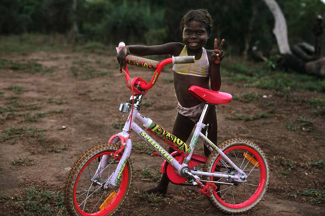 Young cyclist