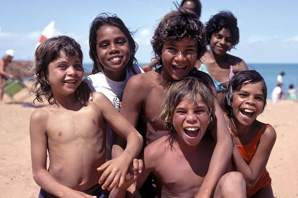 Kids on the beach