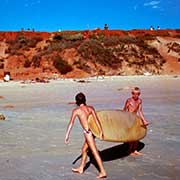 Surfers on Cable Beach