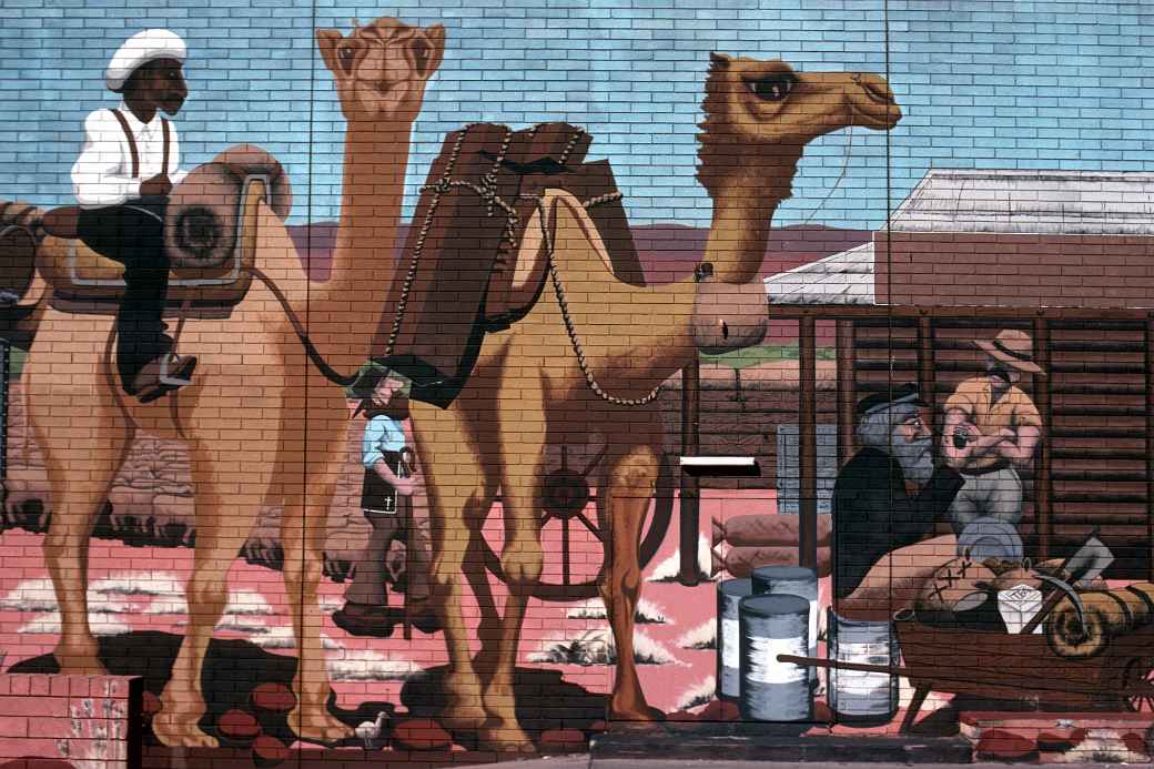 Mural in Alice Springs