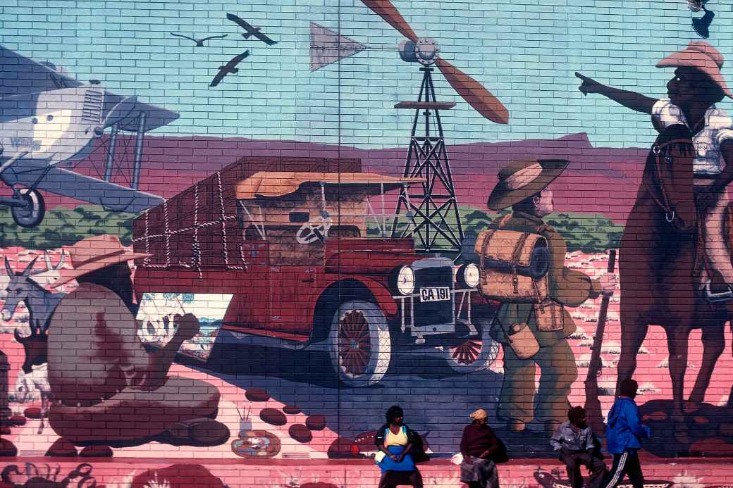 Mural in Alice Springs