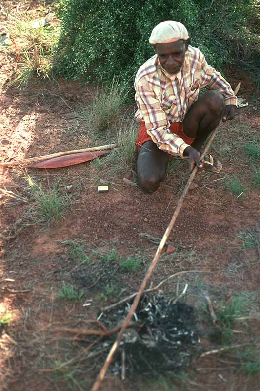 Heating a spear