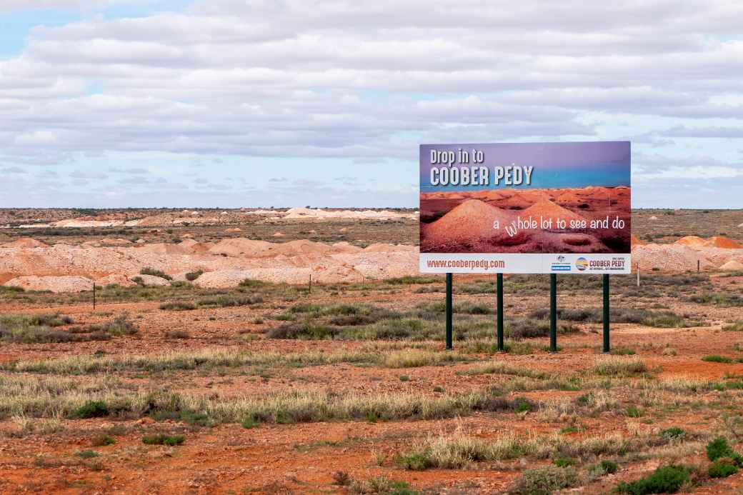 Mine dumps near Coober Pedy