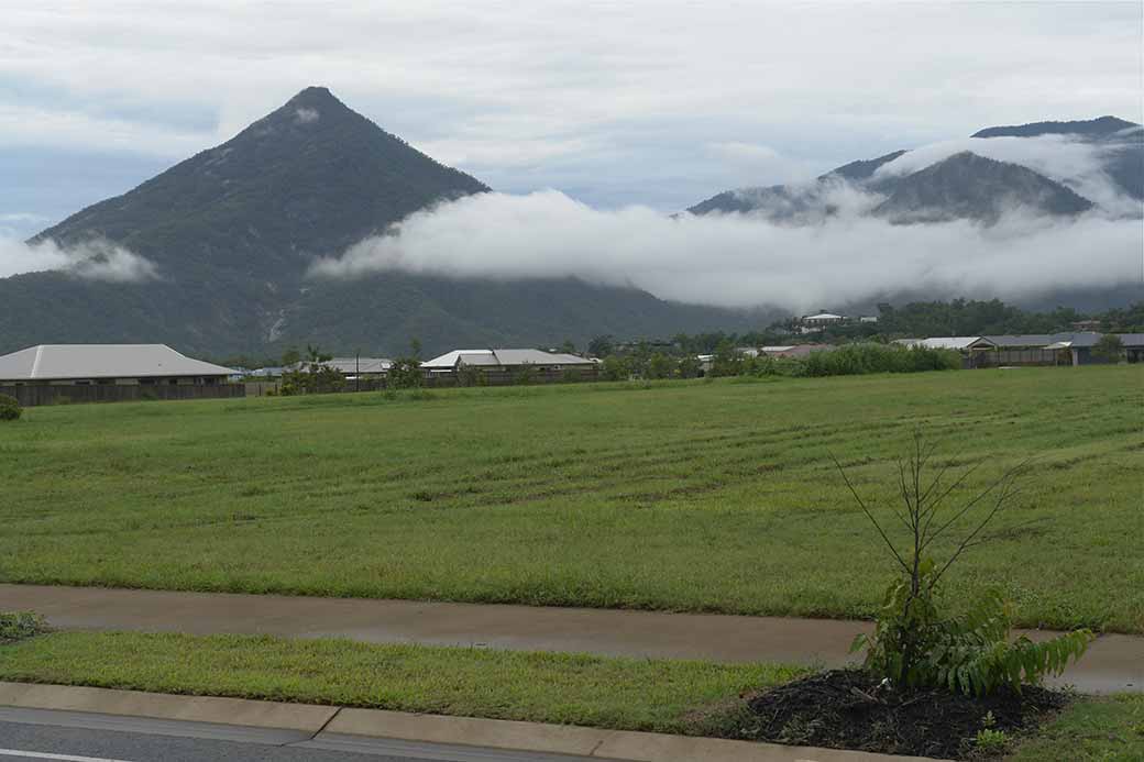 View with low clouds