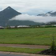 View with low clouds