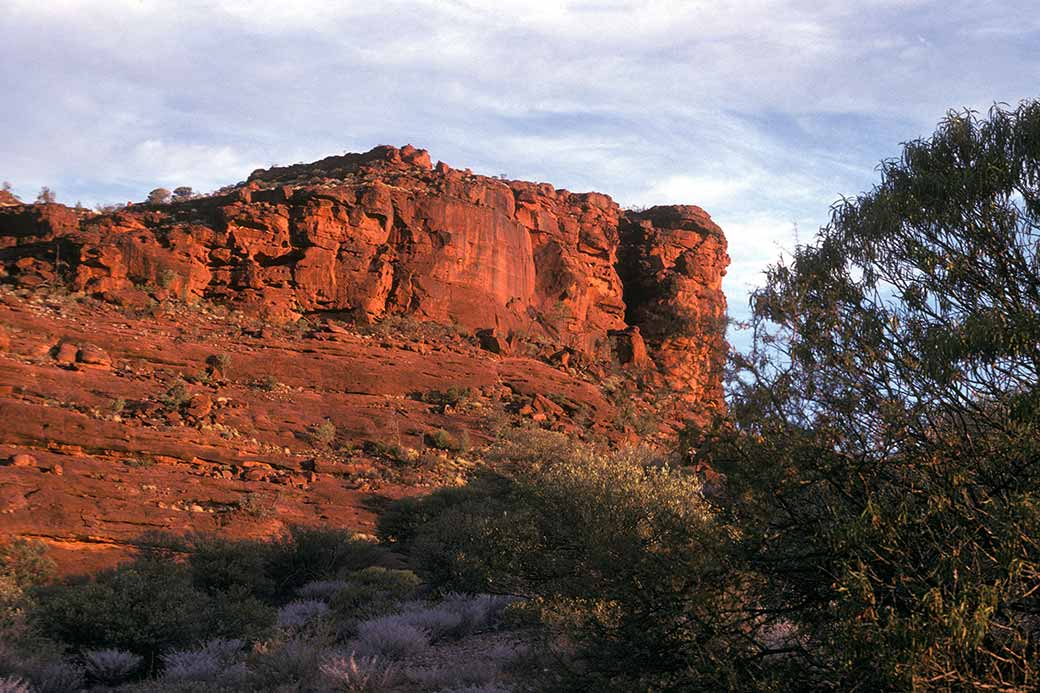 Cliff near Palm Valley