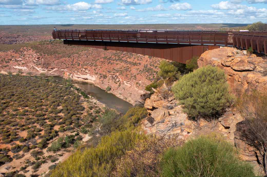 Skywalk, over Murchison River Gorge