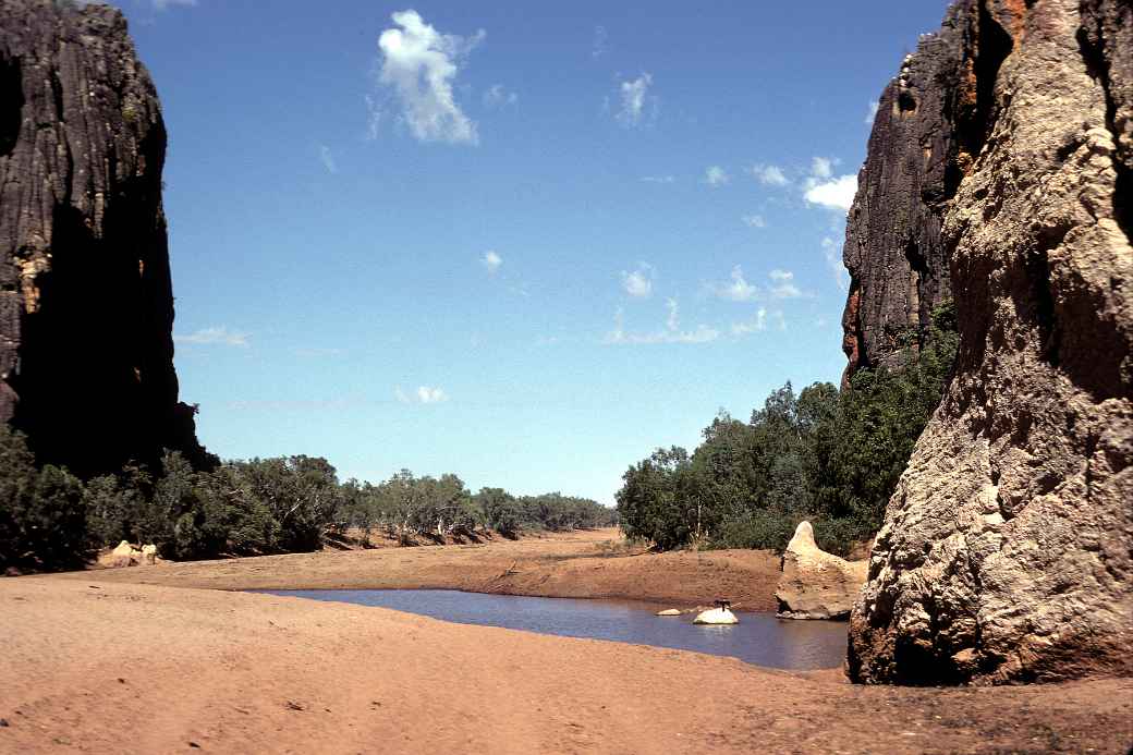 In Windjana Gorge National Park