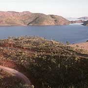 View with Lake Argyle Dam