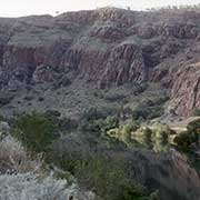 Ord River behind Lake Argyle Dam