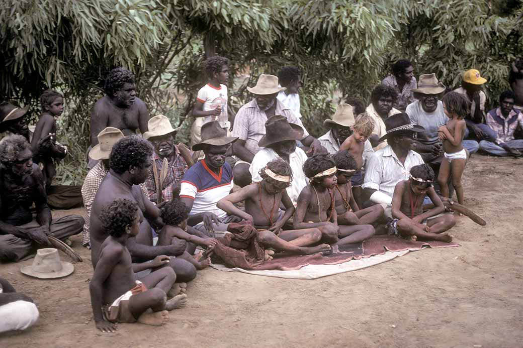 Sitting with fathers