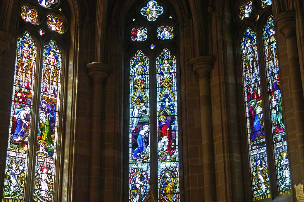 Stained glass windows