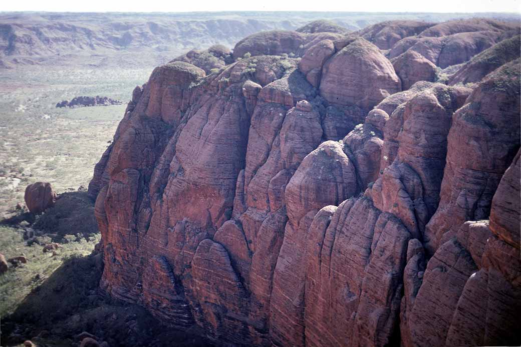 Flying over Purnululu