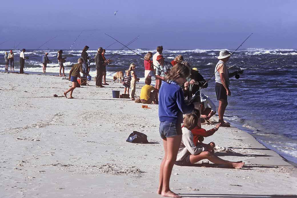 Fishing from shore