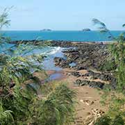 Reef islands from Emu Park