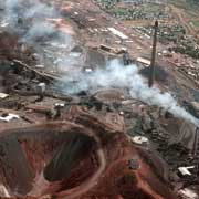 Over Mount Isa Mine