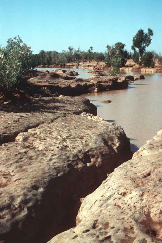 Crossing the Leichhardt River