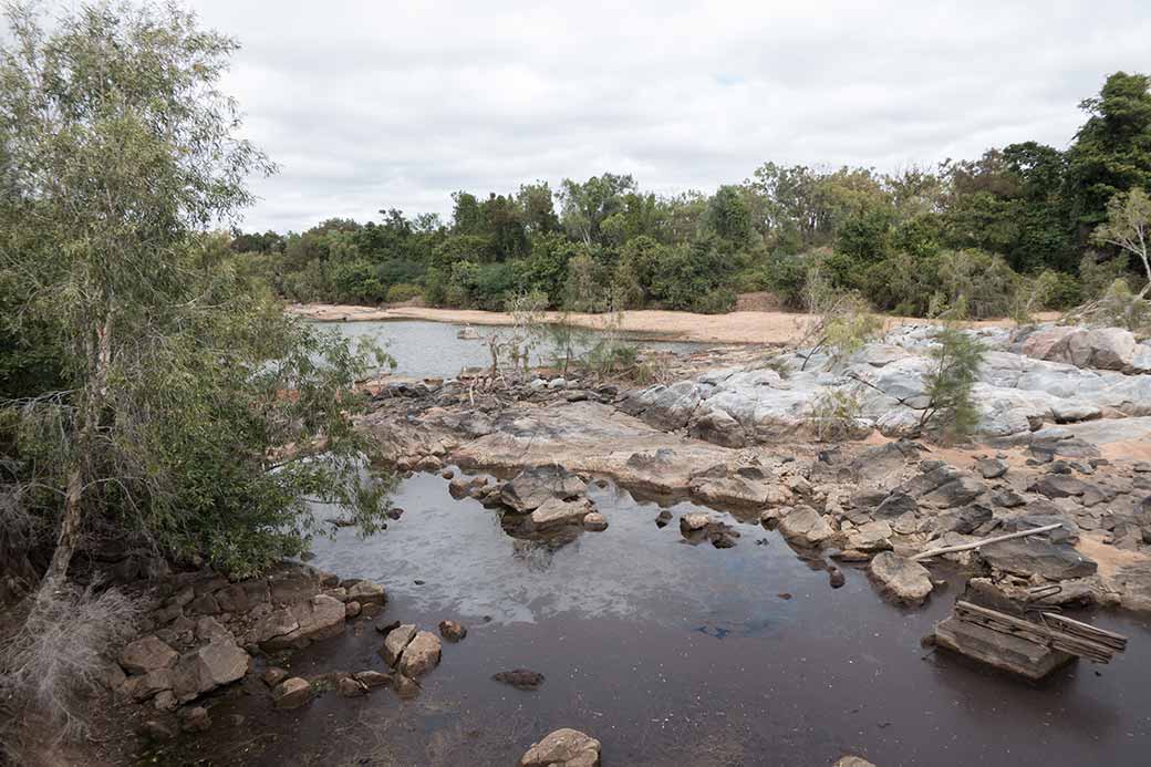 Crossing Fossilbrook Creek