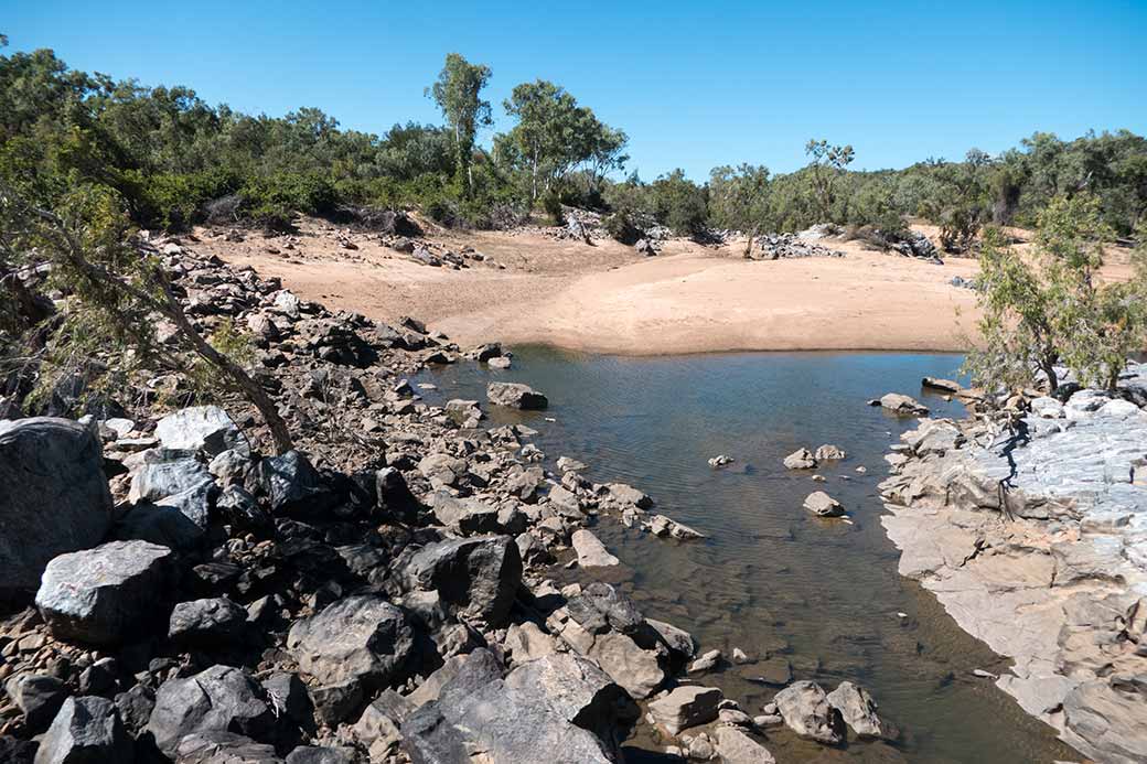 Crossing Einasleigh River