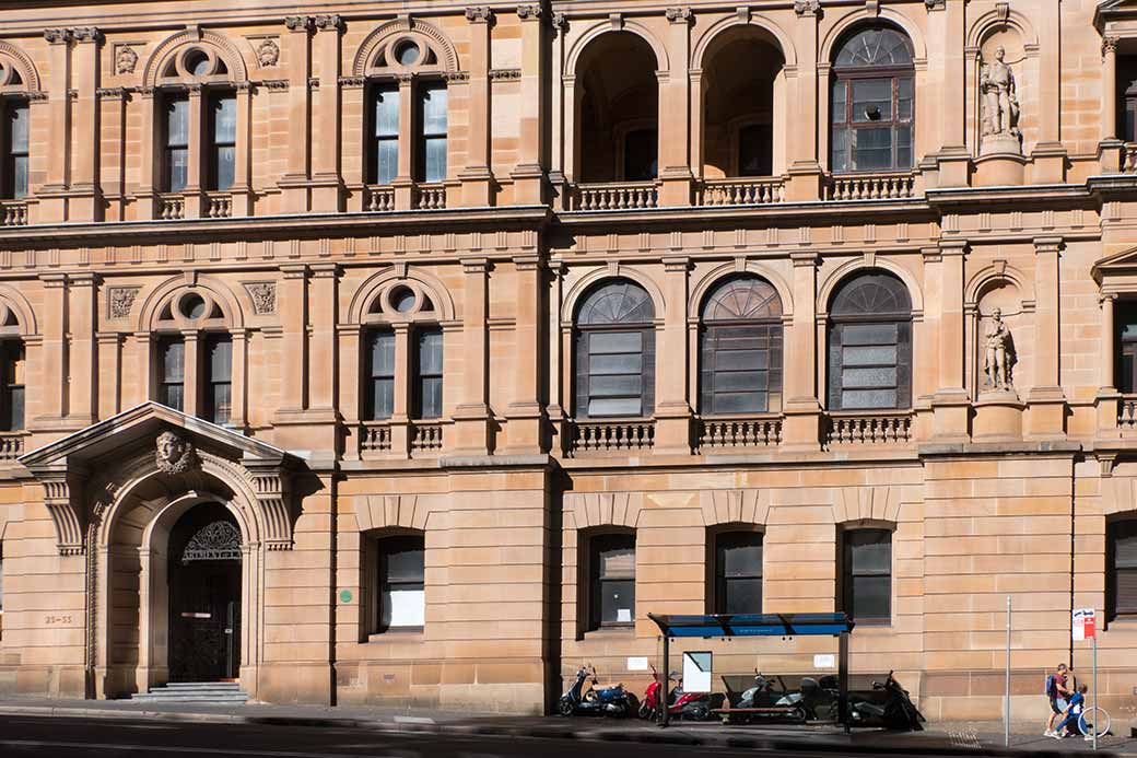 Department of Lands building façade