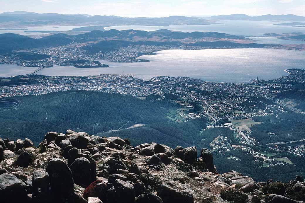 Hobart from Mount Wellington