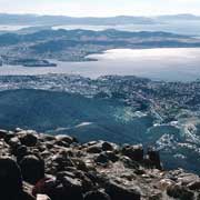 Hobart from Mount Wellington