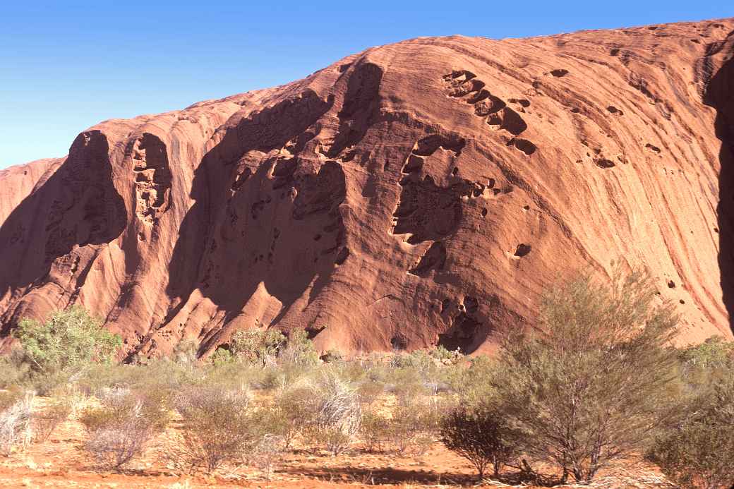 Weathered rockface