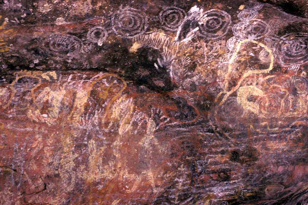 Mutitjulu Rock painting