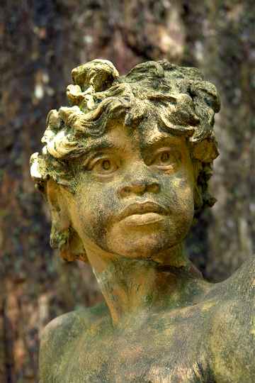 Aboriginal boy sculpture