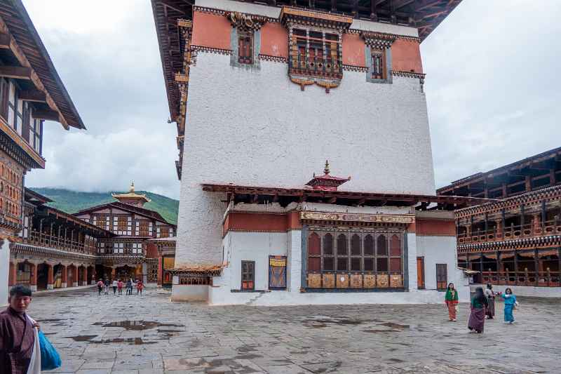 Inside Rinpung Dzong (Paro Dzong)