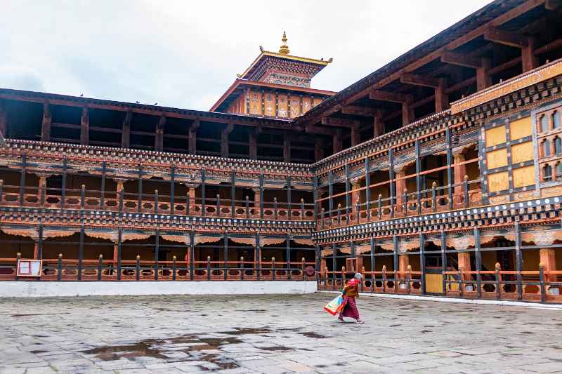 Woodcarvings Rinpung Dzong (Paro Dzong)