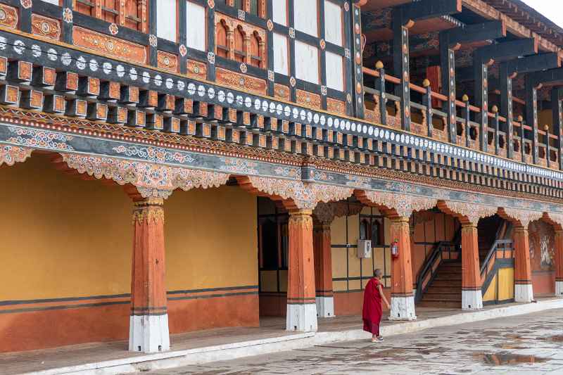 Woodcarvings Rinpung Dzong (Paro Dzong)