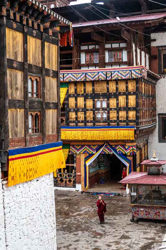 Inside Rinpung Dzong (Paro Dzong)