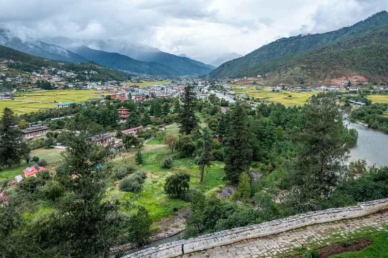 View of Paro