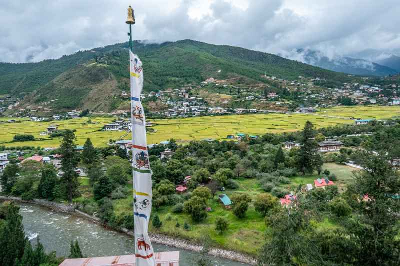 View from Paro Dzong